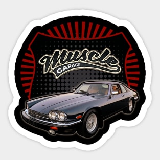 Jaguar XJS 1989 car muscle Sticker